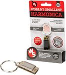 Funtime Gifts PL7820 World's Smallest Mini Harmonica with a Keychain, Small