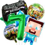 YOOYEH 7 PCS Minecraft Foil Balloon