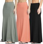 Womens Plus Size Maxi Length Long Skirt Skirts Summer Flowy Faldas Mujer Skirts Spring Pencil Tummy High Waist Ladies Modest