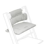 Stokke Tripp Trapp Classic Cushion - Pair with Tripp Trapp Chair & High Chair for Support and Comfort - Machine Washable - Fits All Tripp Trapp Chairs, Nordic Grey