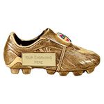 Trophies Plus Medals Personalised Football Boot Trophy - 14.5cm | Small 5 3/4" Gold Football Boot Trophy Sports Reward, Man of The Match & Top Scorer Award Winner Trophies | Free Metal Plate Engraving