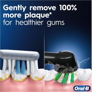 Oral-B Pro 3 Electric Toothbrush 2-Pack – Rechargeable, Black & Pink