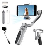 ZHIYUN CINEPEER CQ5 Combo[Official] Gimbal Stabilizer for Smartphones with Voice Assistant, AI Tracking, Magnetic Fill Light, 3 Axis Mobile Gimbal Built-in 215mm Extension Rod, for Videos Vlog YouTube