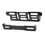 A ABSOPRO Motorcycle License Plate Bracket Adjustable Rear Bracket Frame Black