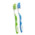 Amway Glister Advanced Toothbrush Pack Of 4 manual, Adult, Blue green