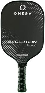Engage Pickleball Omega Evolution Max Pickleball Paddle - Pickleball Paddles with Polymer Core - USAPA Approved Pickleball Paddles Pickleball Rackets for Adults - (Black and Grey)