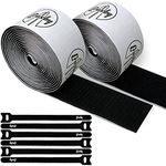 Crosby Pedalboard Grip Kit - 3 Metres of Heavy Duty Hook & Loop Tape Plus 6 Reusable Cable Ties for Guitar or Bass Pedal Board Mounting and Cable Management