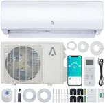 Zstar 36,000 BTU Mini Split AC, 19 SEER2 Wall Mounted AC with Heat Pump & Installation Kits, Ductless Inverter Split-System Air Conditioners Cools up to 2500 Sq.Ft, WIFI and Remote Control, 208/230V