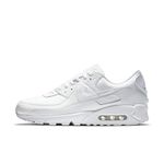 (Men's) Nike Air Max 90 LTR Leather 'Triple White' 2020