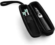 caseling Hard Toothbrush Travel Case Fits Philips Sonicare Protective Clean 4100 Sonicare 2 Series Portable Toothbrush Holder with Easy Grip Carry Strap (Small (Great for Travel))