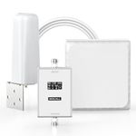 INVCALL Cell Signal Booster for Home Office | 70dB Dual Band Cellular Repeater | Boosts 4G LTE 3G up to 4,500 sq ft for Bell, Rogers, Telus | Cell Phone Booster Band 66/4/7 | ISED Approved