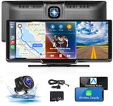 Digital Media Receiver CarPlay Wireless Android Car 9.3 Inch Touchscreen Monitor Bluetooth Car Radio Receiver GPS Navigator DVR Video Reversing Camera Waterproof Night Vision Camera 9-32V