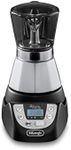 De'Longhi EMKP42.B Alicia PLUS Electric Moka Coffee Maker, 450 W, 2-4 Cups, Plastic, Black/Silver Black