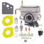 Ertsdfw 753-08323 Carburetor for Troy-Bilt TB6044XP TB685EC TB635EC TB685EC 4 Cycle String Trimmer with 753-08319 Primer Bulb