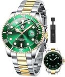 OLEVS Mens Watches Green Watches fo