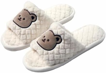 Panihari Cartoon Design Warm Slipper for Women's Fur Flip Flops Fur Winter Fashion Slipper for House and Bedroom Slides & Home Indoor Outdoor (1 Pair)