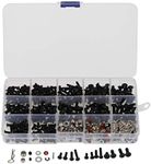 ZYCST 500PCS Universal RC Car Screws Box Kit Screws Hardware Fasteners Assortment Set for Axial Traxxas HSP SCX10 TRX4 Redcat HPI Arrma Losi 1/8 1/10 1/12 1/16 Scale RC Cars Trucks Crawler