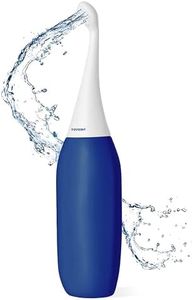 HappyPo Tragbar Bidet 300 ml - Po Dusche mit 50% Mehr Volumen, Ersetzt Feuchtem Toilettenpapier - Bidet für Unterwegs mit Reisebeutel - Ideal für Reisen und Hygiene, Dunkelblau