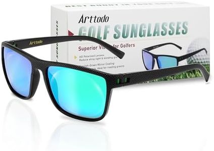 Arttodo Golf Sunglasses, UV Polarized Sunglasses for Men and Women, Lightweight Sunglasses with UV Protection for Golfer, Golf Accessories