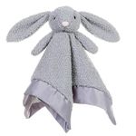 Apricot Lamb Stuffed Animals Gray Bunny Rabbit Security Blanket Infant Snuggler Plush Baby Lovey(Gray Bunny, 13 Inches)