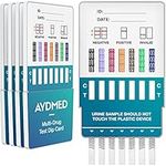 5 x Aydmed Professional 7-in-1 Rapid Drug Test Dip Cards | Urine Drug Tests Kit | Test for Cocaine, Opiates, Methadone, Amphetamines, Cannabis, Ecstasy & Benzodiazepines