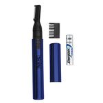 WAHL Wahl Lithium Pen Detail Trimmer With Interchangeable Heads for Nose, Ear, Neckline, Eyebrow, & Other Detailing – Rinseable Blades for Hygienic Grooming & Easy cleaning (Blue)