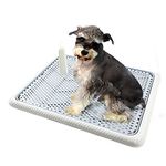 KunFort Dog Large Tray Potty,Female/Male Puppy Traning Toilet,Alternative Dog Pee Trainer Pad, Indoor/Outdoor Restroom,Easy Clean