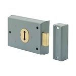 Sterling SRL001 101 x 75 mm Rim Deadlock - Grey, 4" x 3"