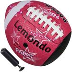 Lemondo PassCatch Youth Size(Ages 5-14), Star Training Football, Solo Training Equipment, Enhance Passing Catching Skills(with Pump)