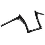 10" Rise 1-1/4'' Batwing Ape Hanger Meathook HandleBar Fit for Harley Softail FLST FXST Sportster XL Gloss Black