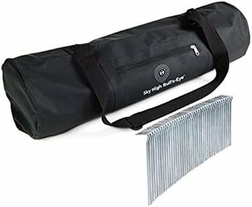 Sky High Bull's-Eye GCP Carrying Bag with 40 Metal Stakes for 10 Units, Black