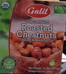 Galil Organic Shelled Roasted Chestnuts, 3.5 Ounce (Pack of 6)