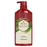 Old Spice Wavy Curly Shampoo with Aloe & Avocado Oil, 21.9 fl oz/650 mL