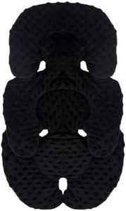 KAKIBLIN Infant Car Seat Insert,Baby Carseat Head & Body Support for Newborn,2-in-1 Reversible Baby Car Seat Cushion,Soft Stroller Cushion Insert for Baby Car Seats,Bouncer,Strollers,Swing