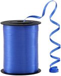 Royal Blue Curling Ribbon 3/16" 500 Yard Royal Blue Ribbon, Curling Ribbon for Gift Wrapping，Balloon Ribbon,Balloon String, Curly Ribbon, Thin Ribbon, Gift Ribbon for Baby Shower, Christmas