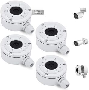KU-DS-1280ZJ-XS Metal Junction Box for HIK Bullet IP Camera, Aluminum Waterproof Mount Bracket, Hide Cable Concealment Boxes for Surveillance Cameras