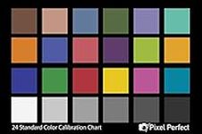 Pixel Perfect Camera Color Correction Card – (Set of 2) - 4" x 6" for Photo and Video - Reference Tool Grey Card Target White Balance Exposure Temperature Color Calibration Chart