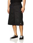 Dickies Men's 13 Inch Loose Fit Multi-Pocket Work Short, Black, 36