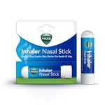 Procter & Gamble Vicks Inhaler For Cold And Cough, Fast Relief From A Stuffy Nose, Decongestant For Blocked Nose, With Menthol, Camphor & Pine Needle Oil, For Adults & Children Over 6 Years