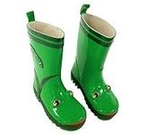 Kidorable Boys' Frog Rain Boots 1 L
