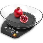 Dr Trust USA Electronic Kitchen Digital Scale Weighing Machine For Health, Fitness, Diet, Nutrition, Cooking and Home Baking with Detachable BPA Free Bowl (5 Kg)- 531