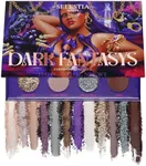 SELESTIA BEAUTY Makeup Eyeshadow Palette Dark Fantasys - 12 Blendable Shades with Matte, Shimmer, Satin and Glitter Finishes - High Pigmented Eye Shadow Palette - 0.47 Oz