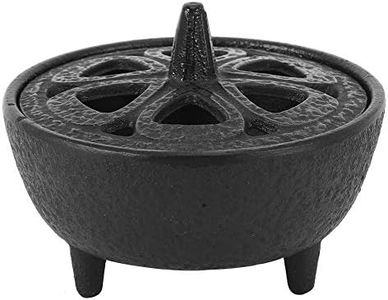 Lsaardth Porte-brûleur d'encens, Porte-encens en Fonte cône brûleur d'encens Bol brûleur à Charbon poêle aromathérapie Ornement pour la décoration de Bureau à Domicile