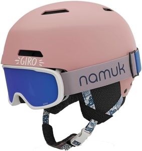 Giro Crue MIPS Kids Snow Helmet Goggle Combo Namuk Dark Rose XS (48.5-52cm)