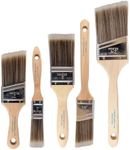 Pro Grade Paint Brushes, 5-Piece Pa