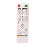 Replacement Remote Control, White Remote Control Controller Replacement for LOOL Loolbox IPTV Box Great BEE IPTV and Model 5 OR 6 Arabic Box Accessories