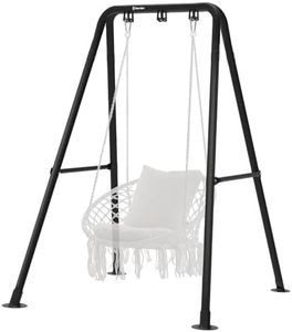 G TALECO GEAR Hammock Chair Stand,Heavy-Duty Steel Hammock Stand,300LBS Multi-Use Swing Stand for Outdoor Indoor，Hammock Chair not Include