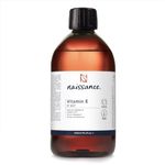 Naissance Vitamin E Oil (no. 807) 450ml - for Skin, Face, Hair Growth, Scalp, Nails, Cuticles, Scars - Natural & Plant-based