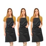 Chef Apron For Women With 3 Pockets