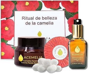 Pack Ritual Bellezza della Camelia | Ritual SAHO Giapponese con prodotti all'Olio di Camelia | Kit Bellezza Viso | Pack Cosmetica di Lusso | Routine Viso Completa | Regali Originali per Donna